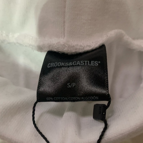 Crooks & Castles White Shorts - Picture 3 of 4